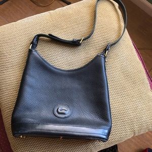 Dooney & Bourke Black Pebble Leather Bag Purse